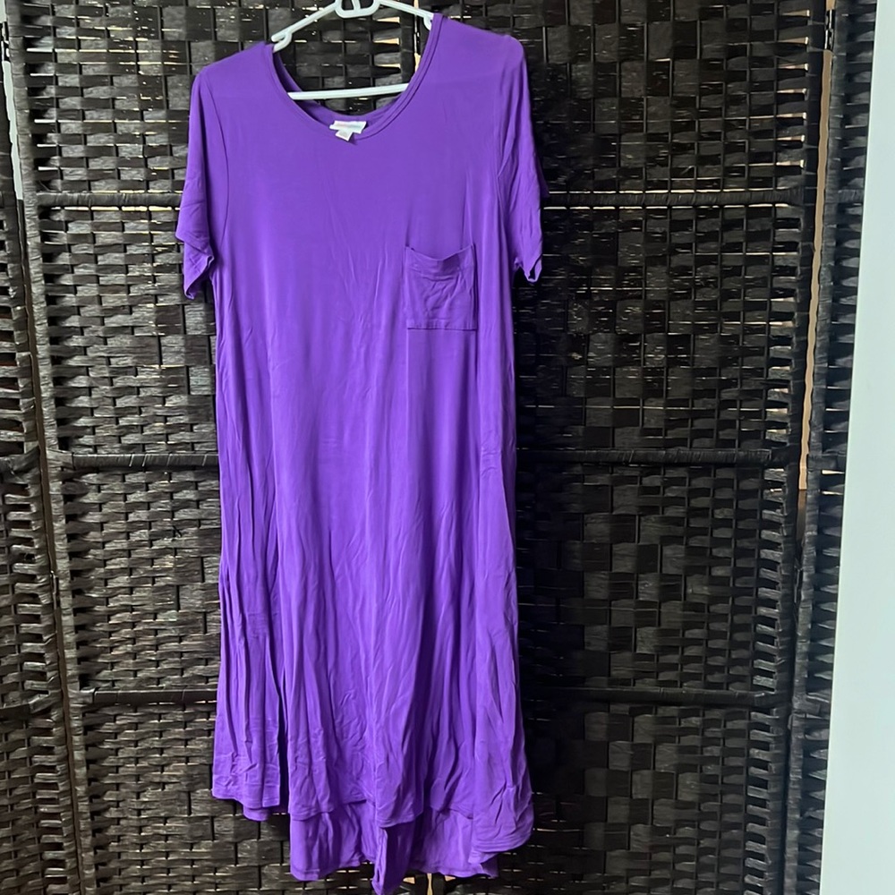 Lularoe Carly, purple, size medium